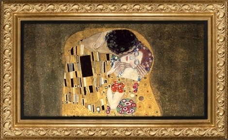 Tableau Gustav-Klimt-The-Kiss
