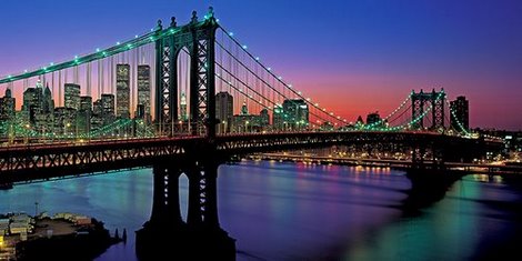 2RB1740-Manhattan-Bridge-and-Skyline-URBAIN--Richard-Berenholtz