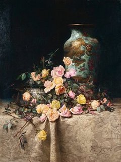 3AA1090-Still-Life-with-Roses-ART-CLASSIQUE-FLEURS-Milne-Ramsey