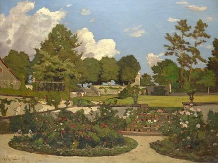 3AA2678-The-Painter-s-Garden-at-Saint-Prive-ART-MODERNE-PAYSAGE-Henri-Joseph-Harpignies