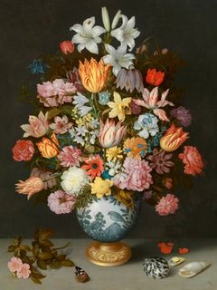 3AA2730-A-still-life-of-flowers-in-a-Wan-Li-Vase-ART-CLASSIQUE-FLEURS-Ambrosius-Bosschaert-the-Elder