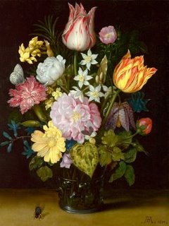 3AA2731-Flowers-in-a-glass-vase-ART-CLASSIQUE-FLEURS-Ambrosius-Bosschaert-the-Elder