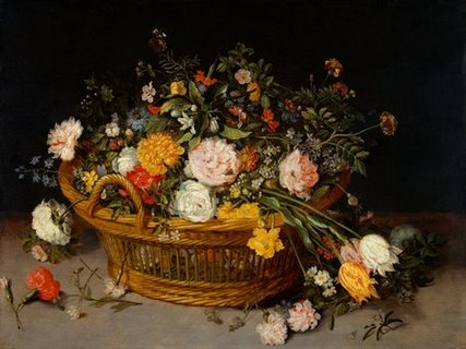 Image 3AA3949 A Basket of Flowers ART CLASSIQUE FLEURS Jan Bruegel the Younger