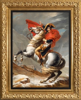 Tableau Bonaparte-franchissant-le-Grand-Saint-Bernard