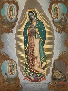 Image 3AA4981 Nicolás Enríquez The Virgin of Guadalupe with the Four Apparitions