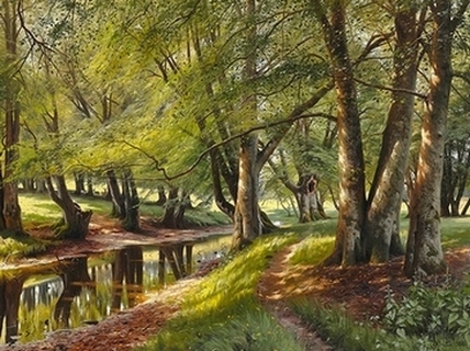 3AA5233-Peder-Mork-Monsted-A-summer-day-in-the-forest