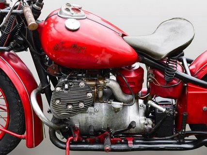 3AP3228-Vintage-American-motorbike-(detail)-AUTOMOBILE--Gasoline-Images-