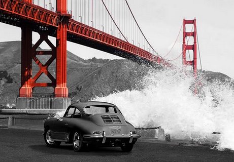 3AP3756-Under-the-Golden-Gate-Bridge-San-Francisco-(BW)-AUTOMOBILE-URBAIN-Gasoline-Images-
