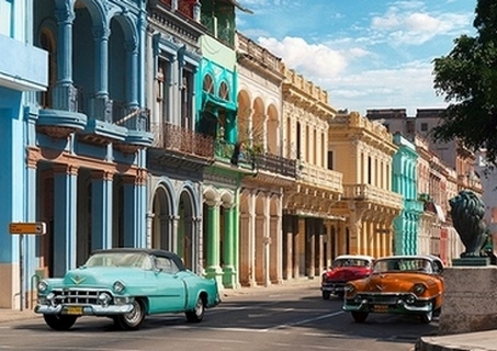 Image 3AP5080 Pangea Images Avenida in Havana, Cuba