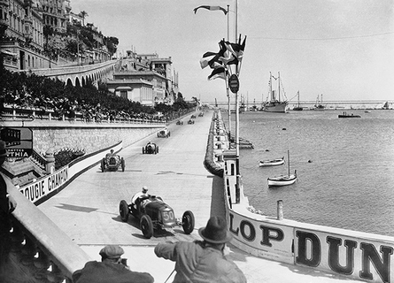 Image 3AP5887 Anonymous After the start of the 1931 Monaco Grand Prix