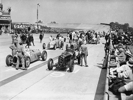 Image 3AP5888 Anonymous Grid of the 1934 French Grand Prix
