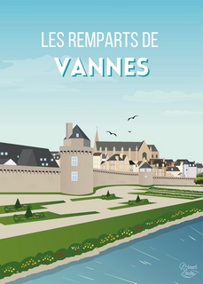 Image 3BL25 Breizh Loulou Remparts de Vannes