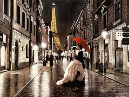3BN2538-Kissing-in-Paris-FIGURATIF-URBAIN-Pierre-Benson
