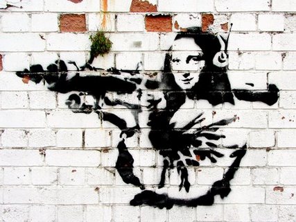 Image 3BY2778 Noel Street Soho London (graffiti attributed to Banksy) URBAIN  Anonymous (attributed to Banksy) 