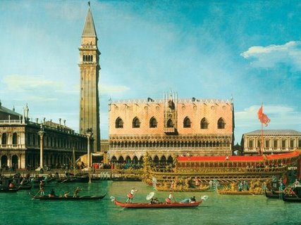 3CA1596-The-Bucintoro-at-the-Molo-on-Ascension-Day-ART-CLASSIQUE-PAYSAGE-Canaletto-