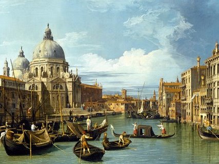 3CA1597-The-Entrance-to-the-Grand-Canal-Venice-ART-CLASSIQUE-PAYSAGE-Canaletto-
