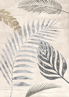Image 3CG5389 Eve C. Grant Palm Leaves Silver I