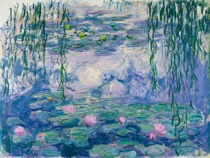 3CM007-Waterlilies-PEINTRE-PAYSAGE-Claude-Monet