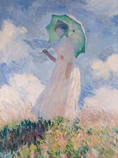 Image 3CM027 Woman with Parasol (Left) PEINTRE FIGURATIF Claude Monet