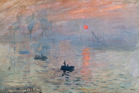 Image 3CM1032 Impression au soleil levant PEINTRE PAYSAGE Claude Monet
