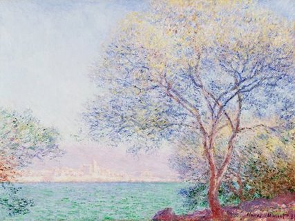 Image 3CM1419 Morning Antibes PEINTRE PAYSAGE Claude Monet