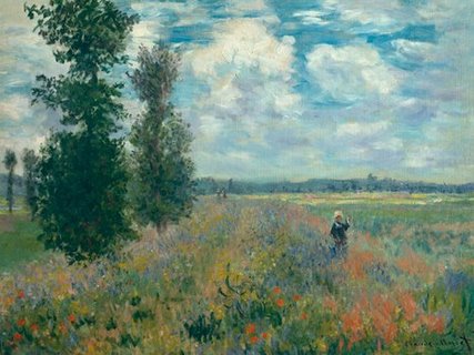 Image 3CM3964 Poppy Fields near Argenteuil PEINTRE PAYSAGE Claude Monet