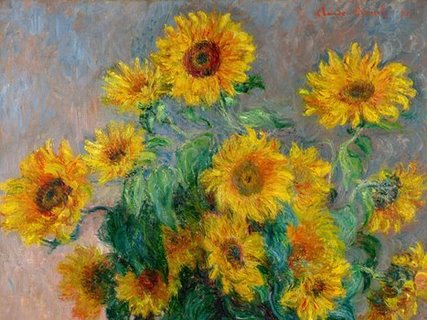 3CM3970-Sunflowers-(detail)-PEINTRE-FLEURS-Claude-Monet