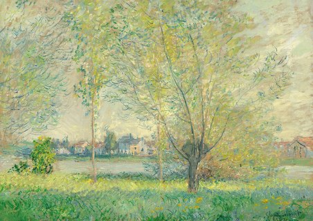 Image 3CM4355  The Willows PEINTRE MER Claude Monet