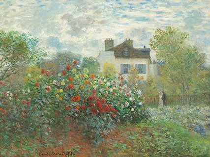 3CM4356-The-Artist-s-Garden-in-Argenteuil-PEINTRE-MER-Claude-Monet