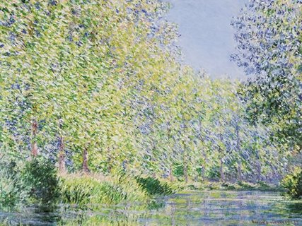 Image 3CM544 Bend in the Epte River near Giverny PEINTRE PAYSAGE Claude Monet