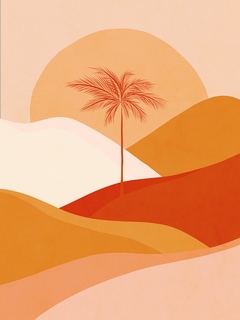 3DV05-Dominique-Vari-Palm-sunset-peach