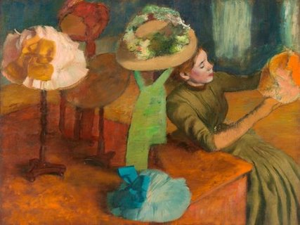 3ED1566-The-Millinery-Shop-ART-MODERNE-FIGURATIF-Edgar-Degas