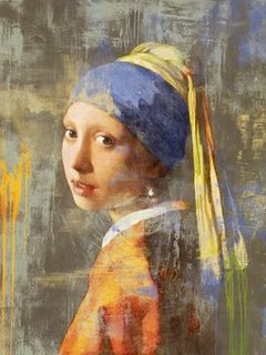 Image 3EH2822 Vermeer s Girl 2.0 URBAIN FIGURATIF Eric Chestier