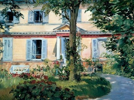 Image 3EM2683 The House at Rueil  ART MODERNE PAYSAGE Edouard Manet