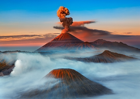 Image 3FK5196 Frank Krahmer Semeru, Bromo, Batok Volcanoes, Java, Indonesia