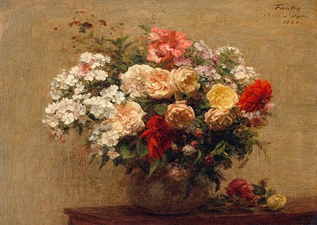 3FL4361-Vase-with-Summer-Flowers-ART-CLASSIQUE-FLEURS-Henri--Fantin-Latour