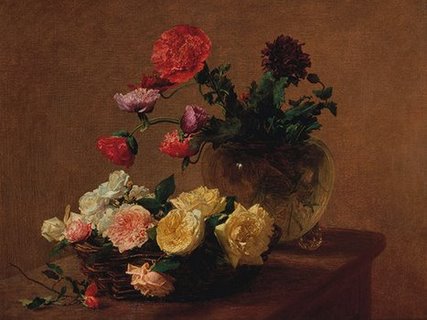 3FL610-Poppies-in-a-Crystal-Vase-and-Roses-in-a-Basket-(detail)-FLEURS-ART-MODERNE-Henri-Fantin-Latour-
