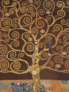 3GK1834-Tree-of-Life-(Brown-Variation)-(detail)-PEINTRE-FIGURATIF-Gustav-Klimt