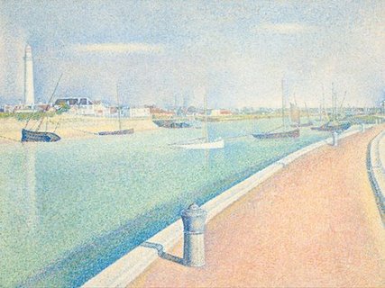 3GS1965-The-Channel-of-Gravelines-ART-MODERNE-PAYSAGE-Georges-Seurat-