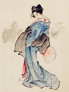 Image 3HK5453 Katsushika Hokusai Courtesan