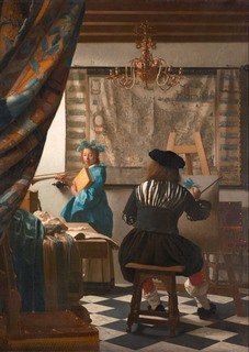 Image 3JV5636 Jan Vermeer The Art of Painting (detail)