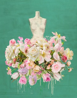 3KP5528-Kelly-Parr-Dressed-in-Flowers-I-(Garden-Green)