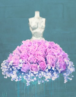 3KP5529-Kelly-Parr-Dressed-in-Flowers-II-(Ocean-Blue)