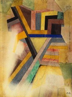 3PK1412-Abstract-Painting-PEINTRE--Paul-Klee