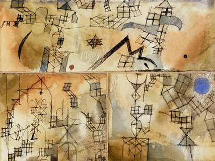 Image 3PK1949 Three-Part Composition  PEINTRE  Paul Klee
