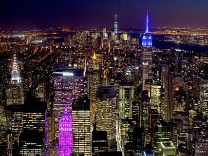 Image 3RB2584 Midtown and Lower Manhattan at night URBAIN  Richard Berenholtz