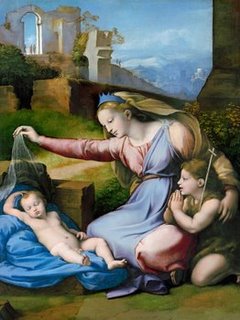 Image 3RF2743 The Madonna of the Blue Diadem  ART CLASSIQUE FIGURATIF Raffaello 