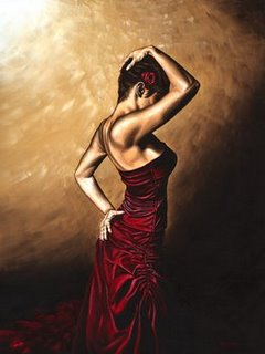 Image 3RY4027 Flamenco Woman FIGURATIF  Richard Young