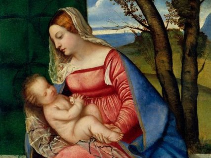 Image 3TZ2745 Madonna and Child ART CLASSIQUE FIGURATIF Tiziano 