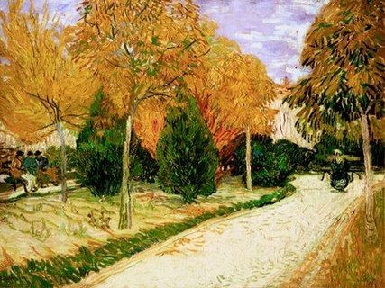 Image 3VG3022 Garden in Autumn PEINTRE PAYSAGE Vincent van Gogh
